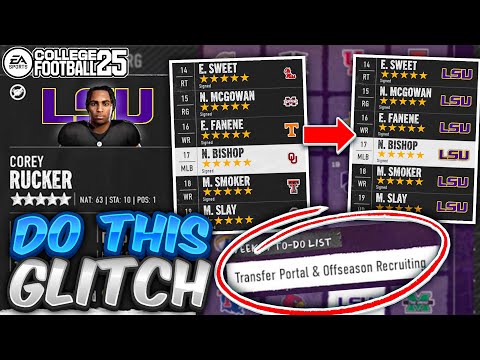 Do This Insane Recruiting Glitch Now! Guarantee Top Tier Transfer Recruits in Dynasty