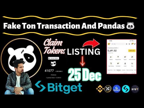 Live Pandas Listing And Withdrawal Tokens  !! Pandas New Update Today✅