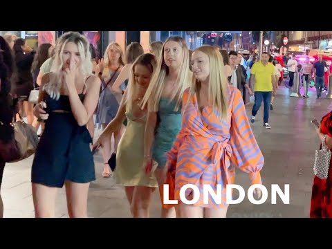 London Saturday Nightlife District 🇬🇧 London Night Walk