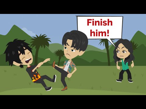 Kai FIGHTS for Nora! | Easy English conversation practice | Nora English