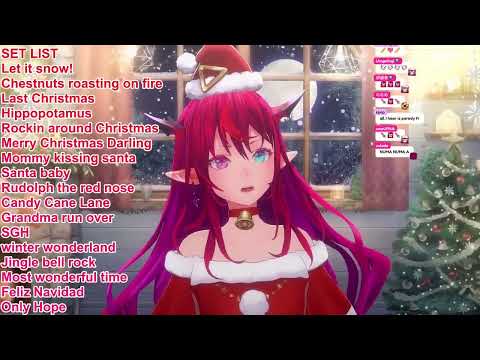 SantaRyS Sings I Don't Wanna Wait by David Guetta & OneRepublic 【IRyS' Christmas Unarchived Karaoke】