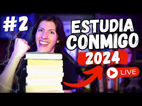 🧠 ESTUDIA CONMIGO 2024 - Parte 2 | Estudia en Vivo con Pablo Lomeli (2 Horas con Música)