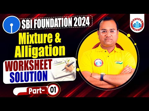 All Banking & Insurance Exam 2024 | Mixture & Alligation | Quant Worksheet Soluiton by Tarun Sir