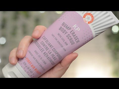 KP Bump Eraser Body Scrub from First Aid Beauty Review | CORRIE V