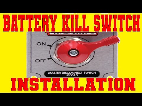 Battery KILL SWITCH Installation | Fixing a Parasitic Drain Draw |  Cars/Truck/Marine/RV/Lawn Mower