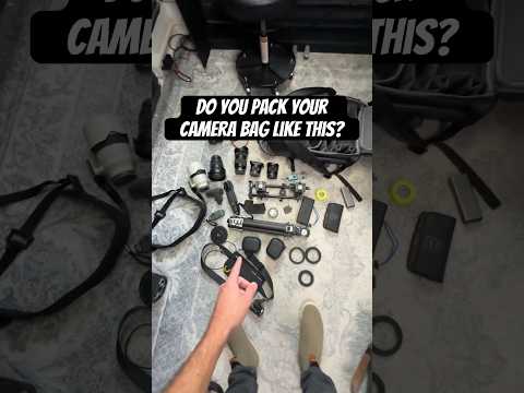 How to pack a camera bag?