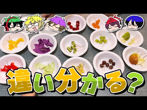 色違いの食べ物の違いを当てることはできるのか？