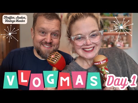 Welcome To Vlogmas 2024! Day 1: Unboxing Advent Calendars & Festive Vintage Fun