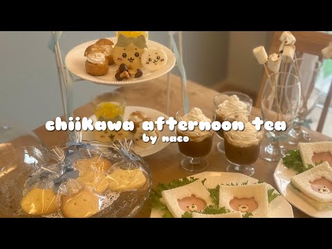 Chikawa afternoon tea making   💫 ｜ Home cafe