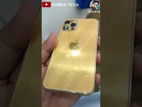 iPhone 12 pro golden sheet cover #Shorts