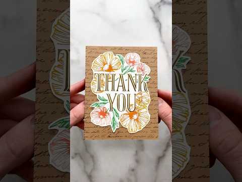 Make An EASY Thank You Card With Me!❤️ ASMR Crafting #asmr #asmrsounds #art #craft