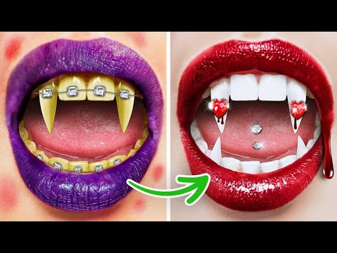 Crazy Vampire Girly Beauty Problems! Funny Vampire Beauty Hacks and Gadgets! How to Become Vampire!