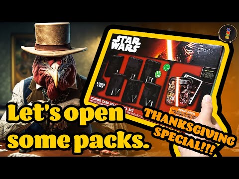 A Sadnessgiving!? An EPIC Miserable Star Wars Thanksgiving Deck Set Opening. Are these any good?!