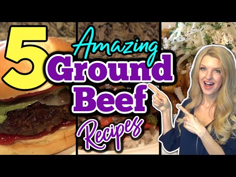 5 Mouth-Watering GROUND BEEF RECIPES You DON'T Wanna MISS! GROUND BEEF DINNER RECIPES You Will LOVE!