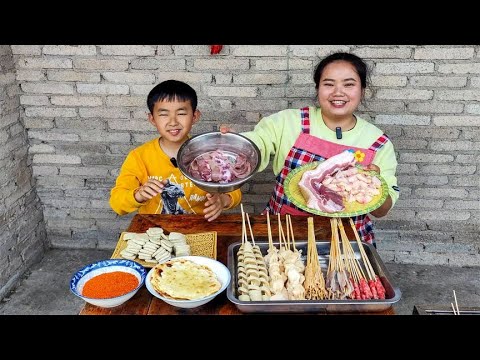 梅子没钱去淄博吃烧烤，在家自制，没想到真的好吃【梅子美食】