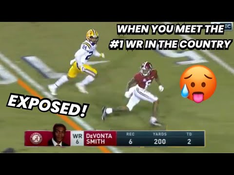 Devonta Smith vs Derek Stingley 🥵 ‘EXPOSED’ (WR vs CB) 2020