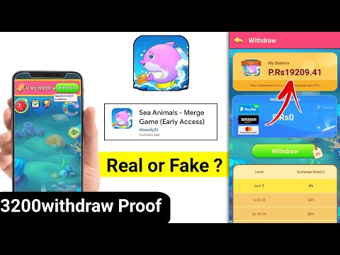 Sea Animals App Use kaise karen | Sea Animals App Real or Fake | Sea Animals App live payment Proof