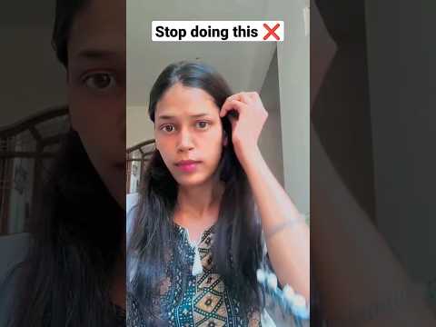 Stop doing this ❌ #hairstyle #hair #hairtutorial #shorts #hairstyles #hacks