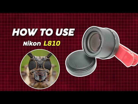 How to use Nikon L810 Macro Lens for Smartphone / Nikon L810 Macro Lens User Guide