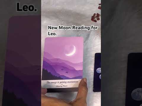 New Moon Reading for Leo.   #moon #tarot #newmoon #zodiacsigns #guidance #divinemessages