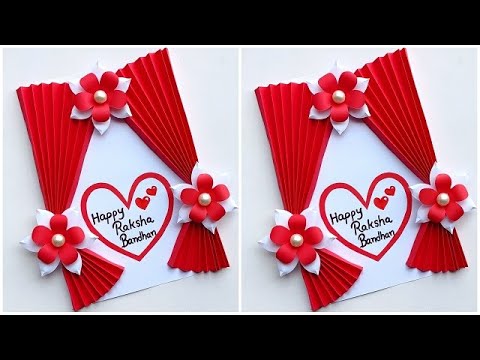 How to make Raksha Bandhan card for Brother / Rakshabandhan card making ideas 2023 / Rakhi card