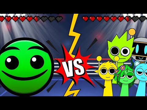 All Sprunki vs All Fire in the Hole meme battle animation