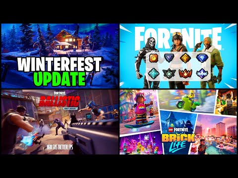 HUGEEE Fortnite Update TOMORROW!! 🤯🔥 (2 NEW Modes, Fortnite OG RANKED, Winterfest Event, & MORE)