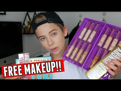 FREE MAKEUP BEAUTY GURUS GET FOR FREE | PR UNBOXING HAUL