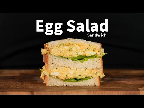 Deli Style Egg Salad Sandwich | Only Takes 15 Minutes