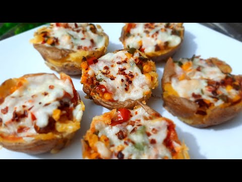 Potato Muffins | Potato Snacks Recipe | Potato Pizza Muffins 😋