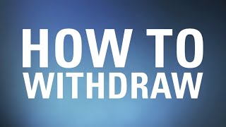 How To Withdraw Funds - TVG.com Tutorial