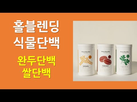 홀블렌딩 식물단백 | 식물성 단백질 보충제