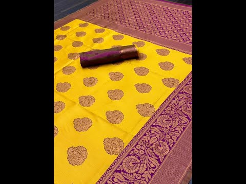 NEW TIME FOR NEW POOJA AND HALDI SPECIAL COPPER WEAVING ALL OVER | LICHI Silk Saree