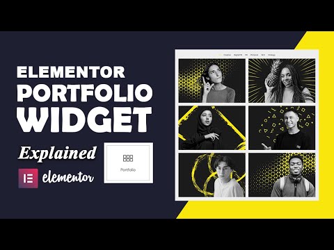 How to Create a Portfolio Section or Page for Your Website Using Elementor Portfolio Widget