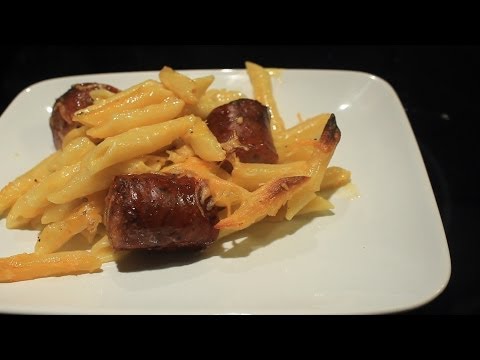 Five Cheese Penna Pasta w  Smoked Sausage Recipe Easy