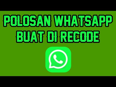 Download mentahan whatsapp buat di recode