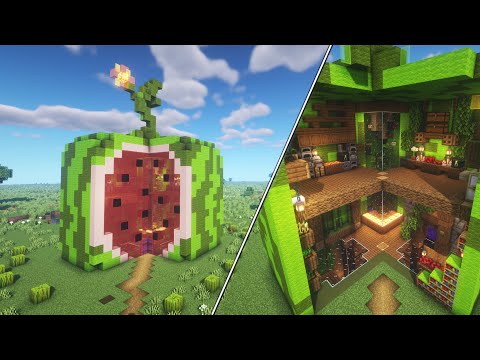 Minecraft Watermelon House Tutorial