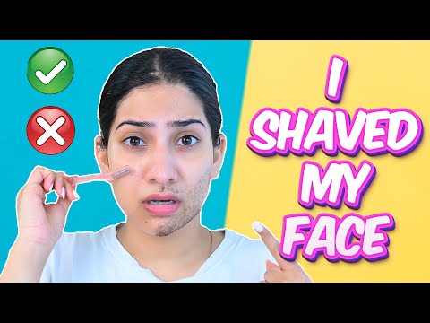 I Removed 🪒 My Facial Hair  - Step By Step 😰 | Anishka Khantwaal |