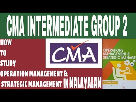 How to study OPERATION MANAGEMENT& STRATEGIC MANAGEMENT IN MALAYALAM