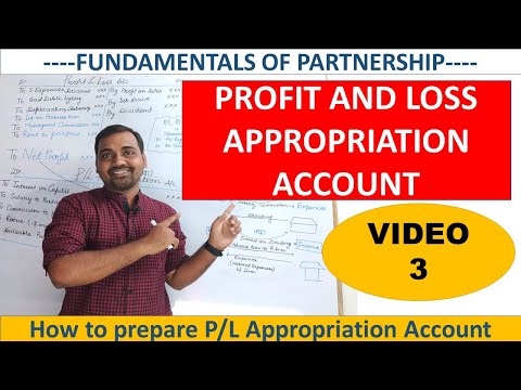 🔴Fundamental of partnership |VIDEO 3 ||Profit and loss Appropriation Accounts||Partnership class12