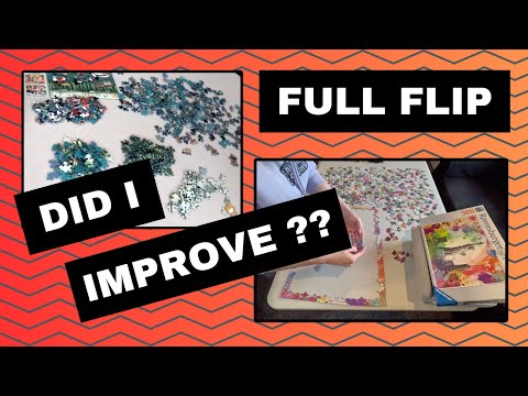 Did I Improve My Full Flip Technique?? A Speed Puzzling Compilation #puzzle #jigsawpuzzle