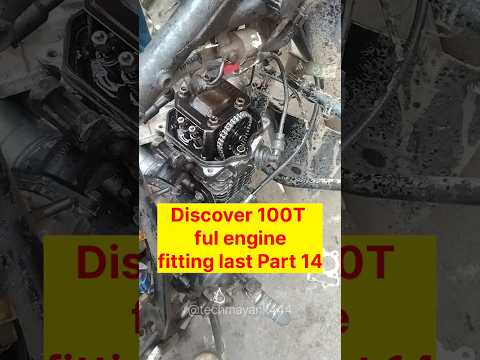 Discover 100t engine fitting #bajaj #enginefiting #short #shorts