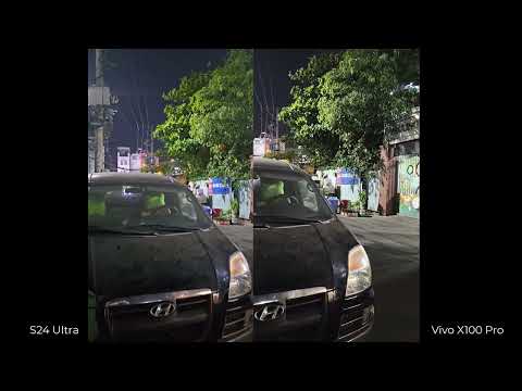 Samsung S24 Ultra vs Vivo X100 Pro (Low Light Video)