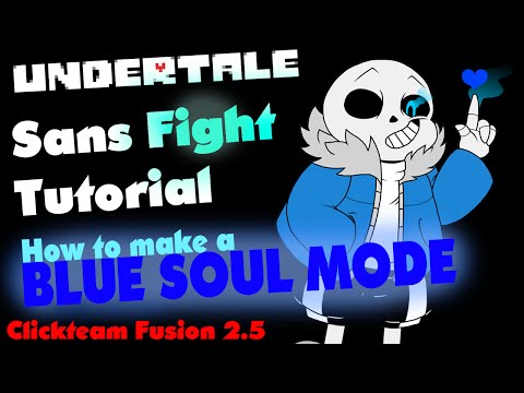 How to make a Blue Soul Mode!!! Make your own Undertale Sans fight! (Clickteam Fusion 2.5)