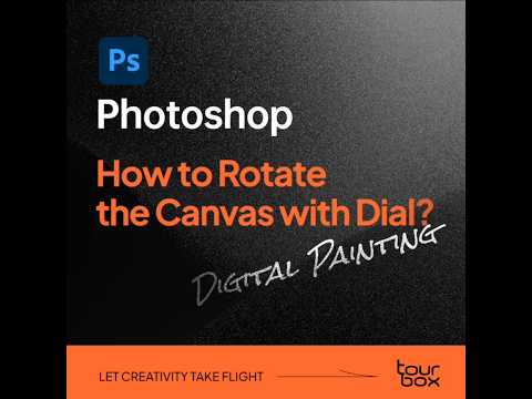 💡How to Rotate the Canvas with Dial in #Photoshop?