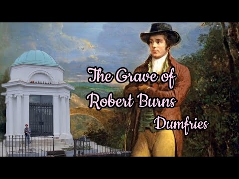 The Grave of Robert Burns. World Famous Scottish Poet. Burns Mausoleum. Dumfries.