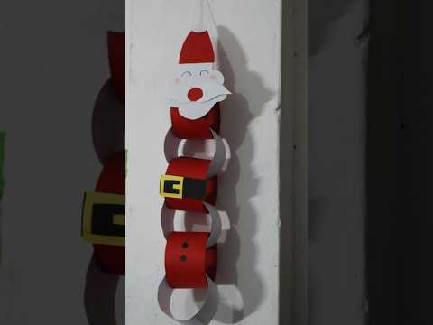 Christmas craft #christmas#christmascrafts #santaclaus #papersanta #decoration #christmasdecor#short