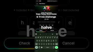 24 SEPTEMBER Blove Dapp Today Word Guess & Trivia challenge| Blove Dapp Today New update| #blovedapp