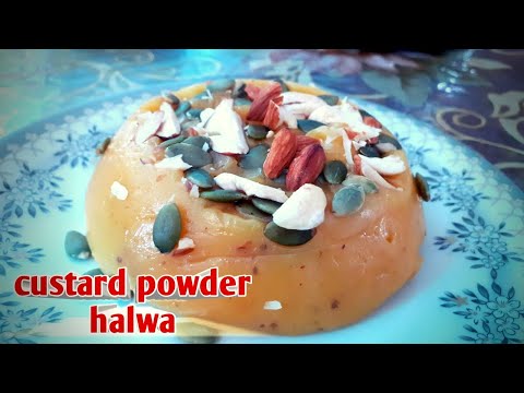 Custard halwa recipe in telugu|Custard recipes telugu|Halwa recipe in telugu|Custard Powder recipes|