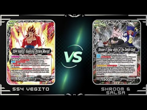 Vegito Xeno vs Shroom & Salsa : Dragon Ball Super Masters Set 24 Locals